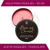 Vela para masajes con aroma a chocolate 30gr